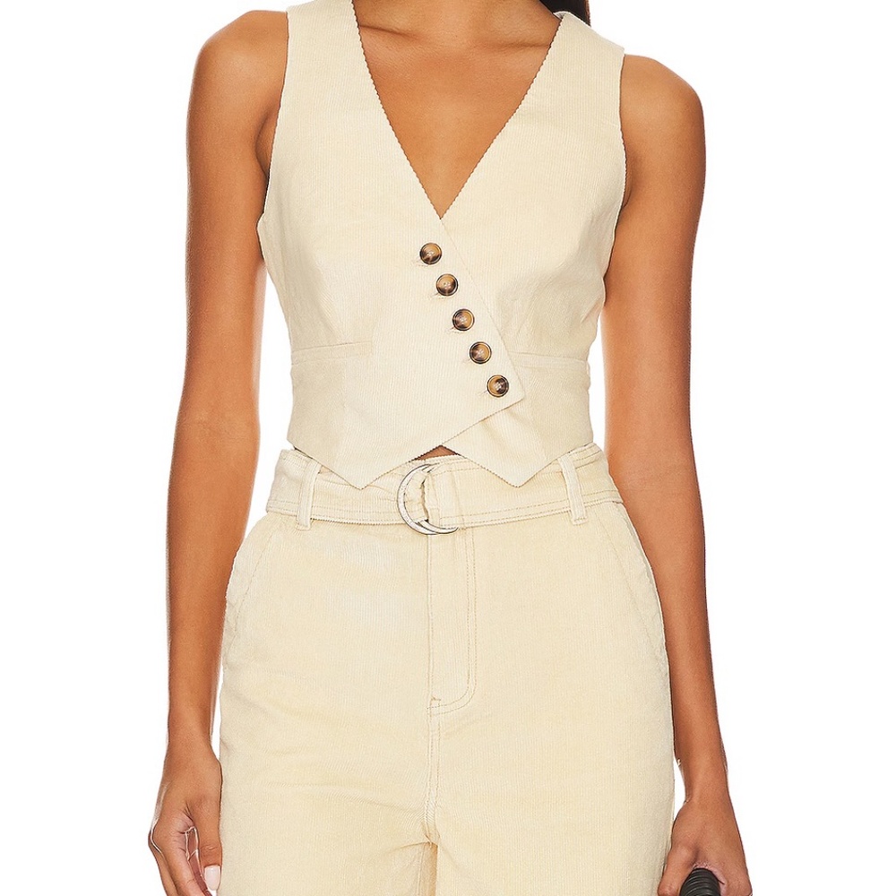 Thea Cord Waistcoat and Pants Set